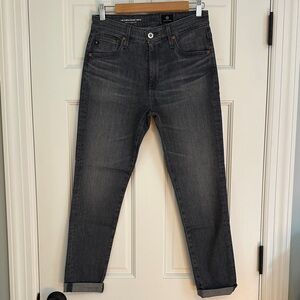 AG Adriano Goldschmied Women's Gray Ankle Jeans, The Farrah Skinny Ankle